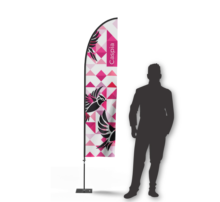 2 Exponering och tryckprodukter till företag Standard beachflagga med rak underkant & rundad överkant. Flaggmaterialet är av polyester och originalet printas på med sublimerings teknik. - Enkelsidig beachflagga är med 1 lager av polyester. - Dubbelsidig beachflagga är med 3 lager av polyester. Beskrivning: ✔ Kolfiber mast ✔ För utomhus eller inomhusbruk ✔ Vind testad upp till 29 km/h ✔ Möjlighet till byte av flagga <em>Obs. Bas/fäste säljes separat.</em> Caspia Small Ref Exponering och tryckprodukter till företag Caspia - Beachflagga Beachflagga Standard beachflagga med rak underkant & rundad överkant. Flaggmaterialet är av polyester och originalet printas på med sublimerings teknik. - Enkelsidig beachflagga är med 1 lager av polyester. - Dubbelsidig beachflagga är med 3 lager av polyester. Beskrivning: ✔ Kolfiber mast ✔ För utomhus eller inomhusbruk ✔ Vind testad upp till 29 km/h ✔ Möjlighet till byte av flagga <em>Obs. Bas/fäste säljes separat.</em>