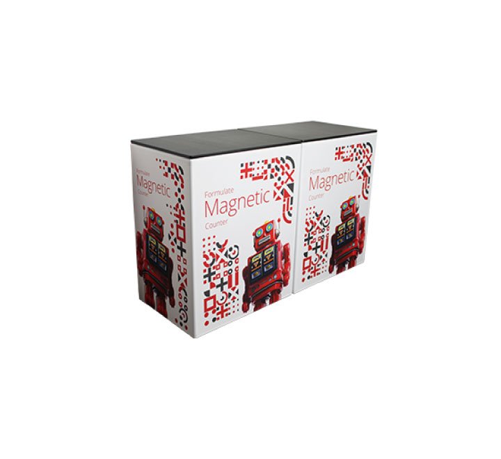 3 Exponering och tryckprodukter till företag Magnetic Mässbord är ett smidigt system att ta med sig på eventet, enkel att sätta ihop på plats med hjälp av rörkonstruktion med Klick-teknik och pull-over teknik vid montage av tryck samt att produkten levereras i en smidig väska. <b>Snabb Information:</b> - Polyester - Eget tryck av motiv/foto - Gratis Datacheck - Monteras utan verktyg Formulate Magnetic Counter Webshop3 Exponering och tryckprodukter till företag Magnetic - Mässbord Mässbord Magnetic Mässbord är ett smidigt system att ta med sig på eventet, enkel att sätta ihop på plats med hjälp av rörkonstruktion med Klick-teknik och pull-over teknik vid montage av tryck samt att produkten levereras i en smidig väska. <b>Snabb Information:</b> - Polyester - Eget tryck av motiv/foto - Gratis Datacheck - Monteras utan verktyg